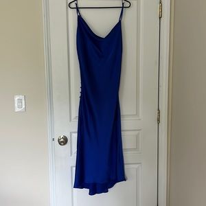 Silk Blue Dress